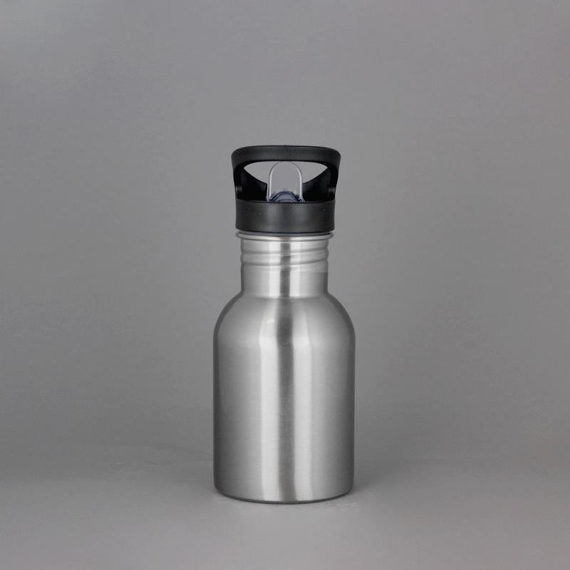 Bild von   edelstahl trinkflasche silberjpg | Individuelle 🎁 persönliche 🎁 personalisierte Geschenke bedruckt ▪ bestickt ▪ graviert