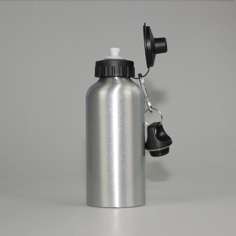Bild von   aluminium trinkflasche silberjpg | Individuelle 🎁 persönliche 🎁 personalisierte Geschenke bedruckt ▪ bestickt ▪ graviert