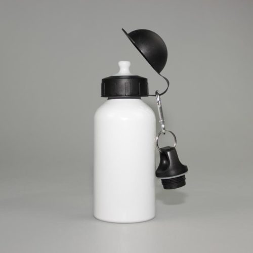 Aluminium-Trinkflasche weiß 400 ml