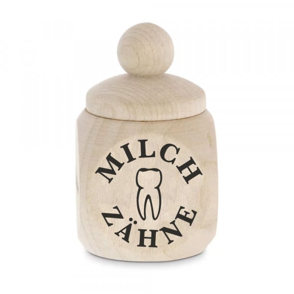 Bild von   holzdose milchzaehne gravurjpg | Individuelle 🎁 persönliche 🎁 personalisierte Geschenke bedruckt ▪ bestickt ▪ graviert