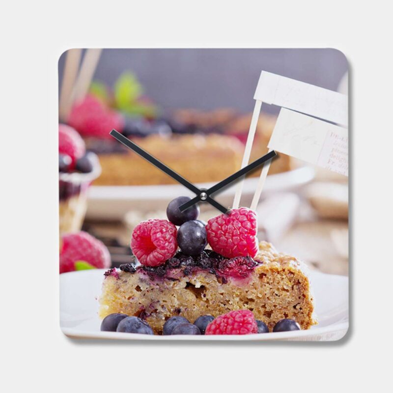Bild von   foto uhr quadratischjpg | Individuelle 🎁 persönliche 🎁 personalisierte Geschenke bedruckt ▪ bestickt ▪ graviert