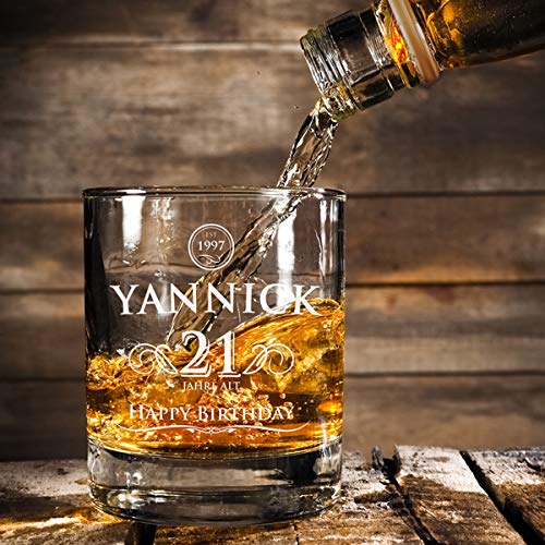 Bild von   whiskyglas mit gravur eleganjpg | Individuelle 🎁 persönliche 🎁 personalisierte Geschenke bedruckt ▪ bestickt ▪ graviert