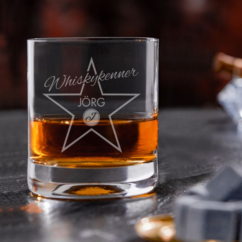 Bild von   star of fame whiskyglas mitjpg | Individuelle 🎁 persönliche 🎁 personalisierte Geschenke bedruckt ▪ bestickt ▪ graviert
