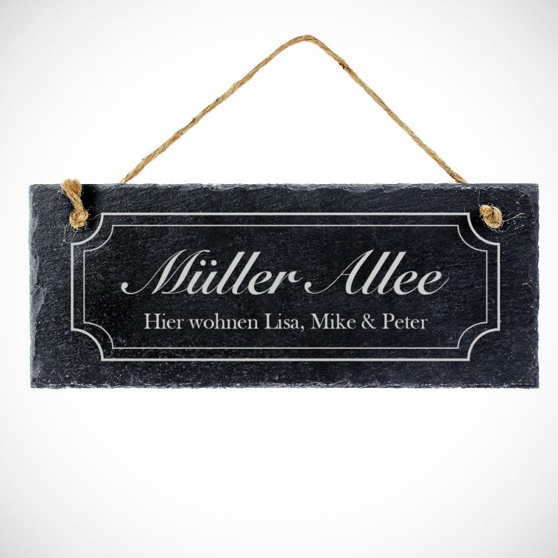 Bild von   schiefertafel zum aufhaengen mjpg | Individuelle 🎁 persönliche 🎁 personalisierte Geschenke bedruckt ▪ bestickt ▪ graviert