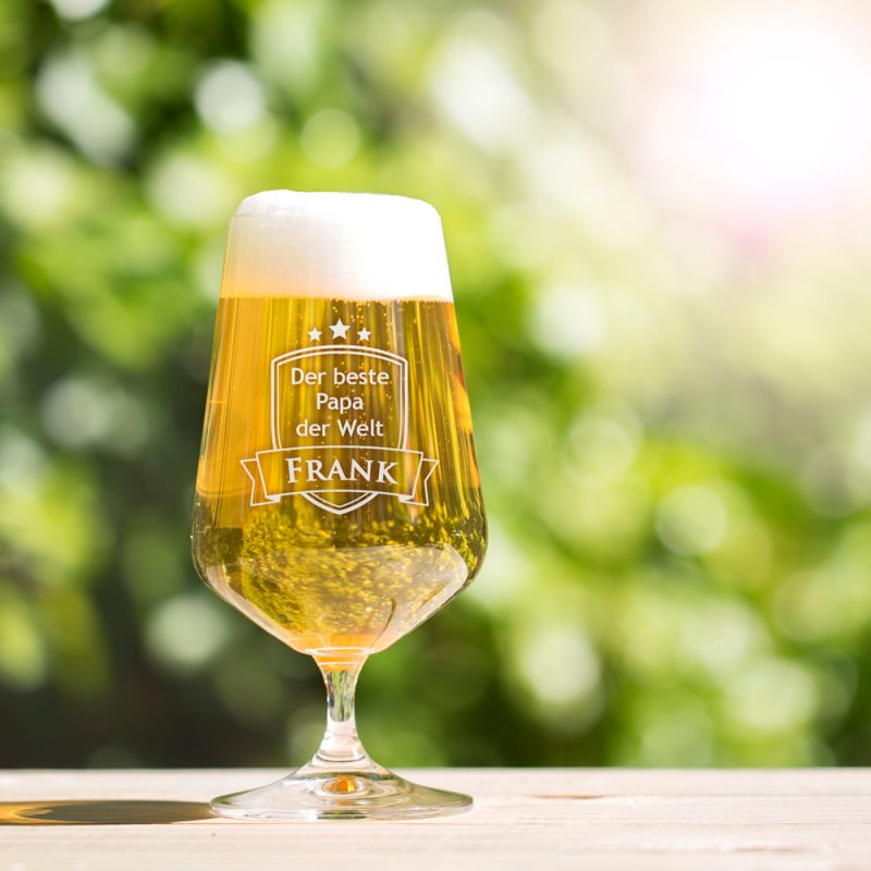 Bild von   bierglas mit gravur bester pjpg | Individuelle 🎁 persönliche 🎁 personalisierte Geschenke bedruckt ▪ bestickt ▪ graviert