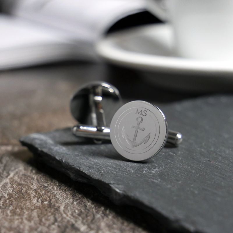 Bild von   manschettenknoepfe mit gravurjpg | Individuelle 🎁 persönliche 🎁 personalisierte Geschenke bedruckt ▪ bestickt ▪ graviert