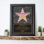 Bild von   star of fame personalisiertejpg | Individuelle 🎁 persönliche 🎁 personalisierte Geschenke bedruckt ▪ bestickt ▪ graviert