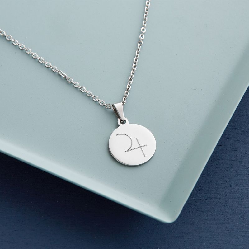 Bild von   kette mit gravur kleiner runjpg | Individuelle 🎁 persönliche 🎁 personalisierte Geschenke bedruckt ▪ bestickt ▪ graviert
