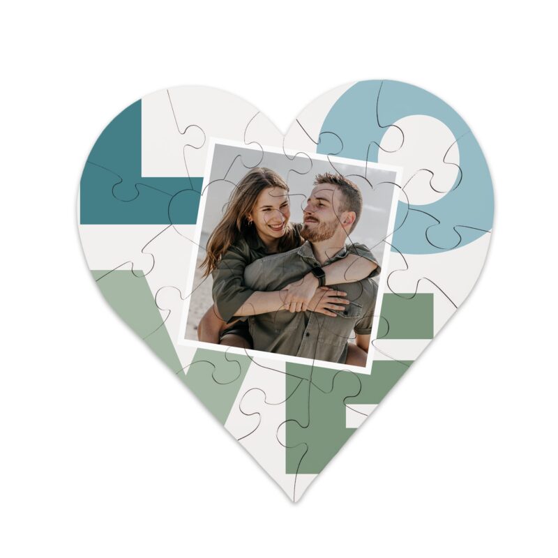 Bild von   fotopuzzle herz hartfaserjpg | Individuelle 🎁 persönliche 🎁 personalisierte Geschenke bedruckt ▪ bestickt ▪ graviert