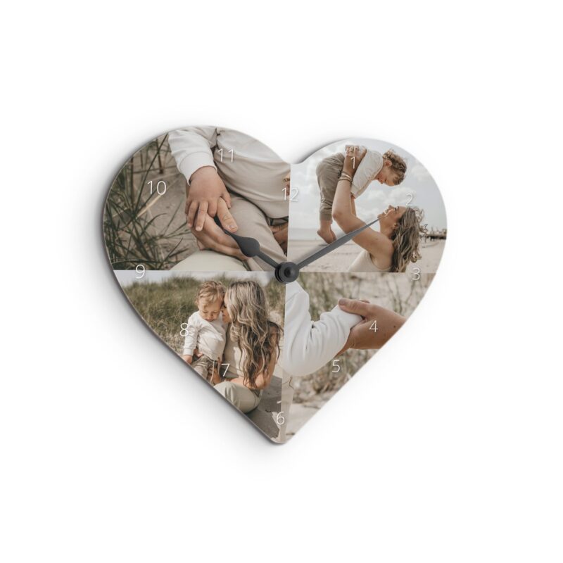 Bild von   uhr herz medium hartfaserjpg | Individuelle 🎁 persönliche 🎁 personalisierte Geschenke bedruckt ▪ bestickt ▪ graviert