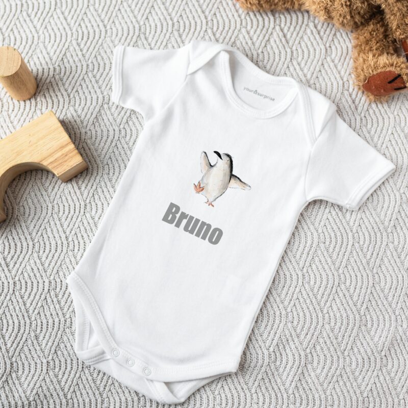 Bild von   babybody kurzarm weiss jpg | Individuelle 🎁 persönliche 🎁 personalisierte Geschenke bedruckt ▪ bestickt ▪ graviert