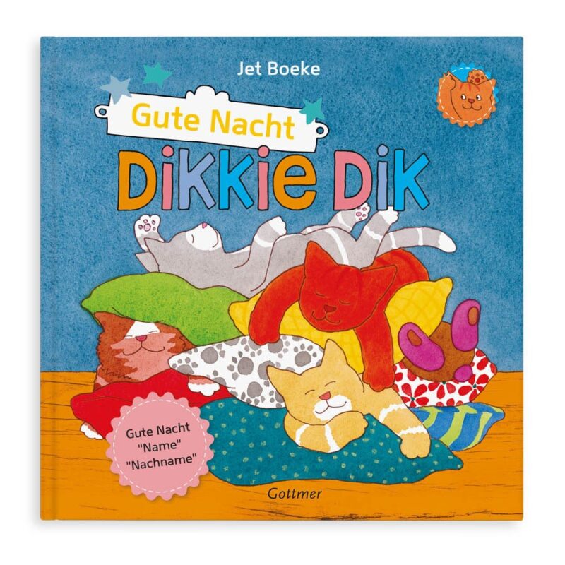 Bild von   buch mit namen dikkie dik gujpg | Individuelle 🎁 persönliche 🎁 personalisierte Geschenke bedruckt ▪ bestickt ▪ graviert