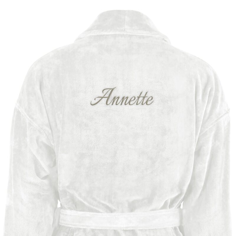 Bild von   bademantel damen weiss l xljpg | Individuelle 🎁 persönliche 🎁 personalisierte Geschenke bedruckt ▪ bestickt ▪ graviert