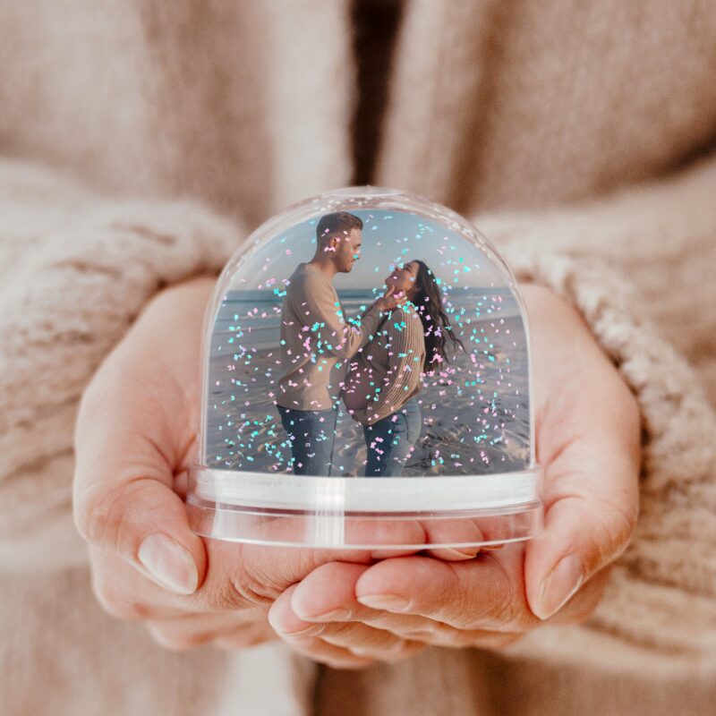 Bild von   schneekugel glitterjpg | Individuelle 🎁 persönliche 🎁 personalisierte Geschenke bedruckt ▪ bestickt ▪ graviert
