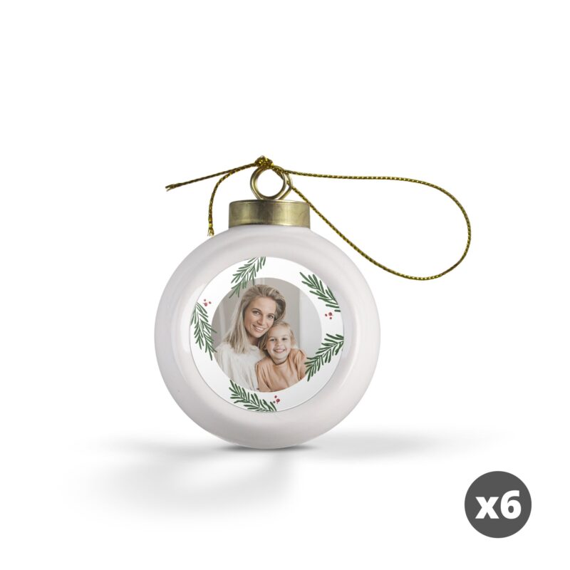 Bild von   weihnachtskugeln keramik jpg | Individuelle 🎁 persönliche 🎁 personalisierte Geschenke bedruckt ▪ bestickt ▪ graviert