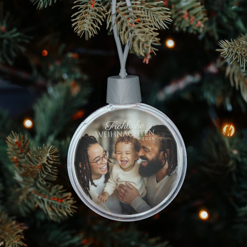 Weihnachtskugeln - Transparent (8 Stück)