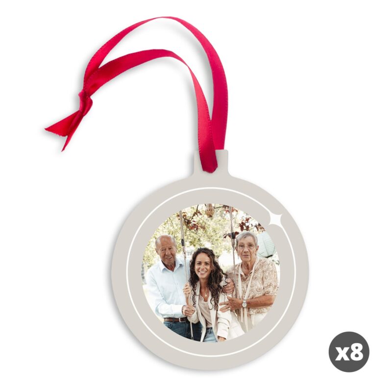 Bild von   weihnachtsschmuck aluminiumjpg | Individuelle 🎁 persönliche 🎁 personalisierte Geschenke bedruckt ▪ bestickt ▪ graviert