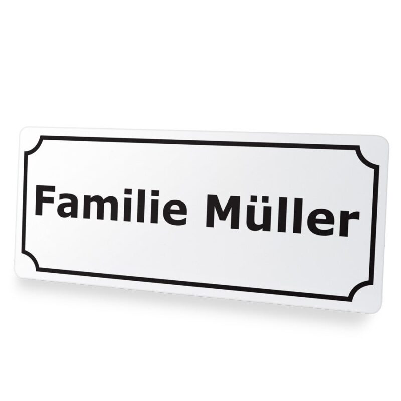 Bild von   strassenschild klein stahljpg | Individuelle 🎁 persönliche 🎁 personalisierte Geschenke bedruckt ▪ bestickt ▪ graviert