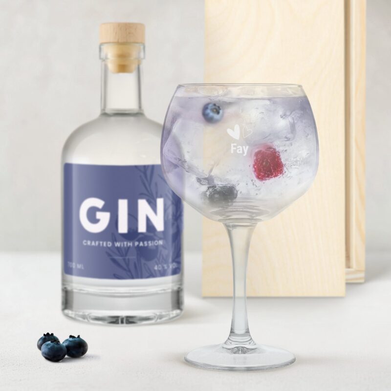 Bild von   gin geschenkset mit glas youjpg | Individuelle 🎁 persönliche 🎁 personalisierte Geschenke bedruckt ▪ bestickt ▪ graviert