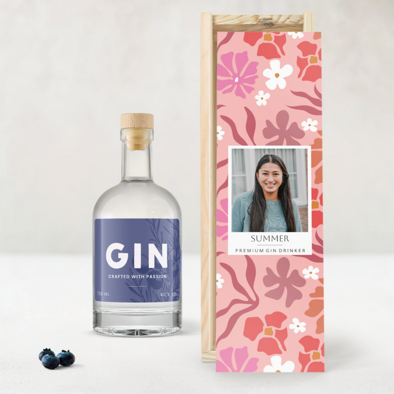 Bild von   gin in bedruckter holzkistepng | Individuelle 🎁 persönliche 🎁 personalisierte Geschenke bedruckt ▪ bestickt ▪ graviert