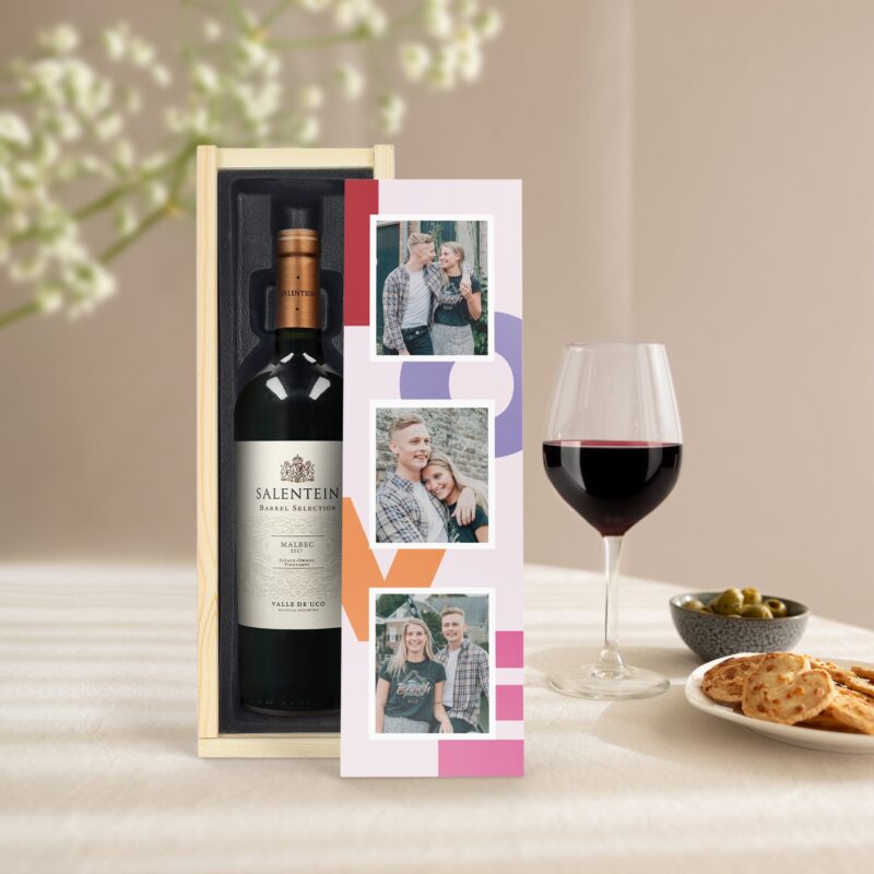 Bild von   wein in holzkiste salenteinjpg | Individuelle 🎁 persönliche 🎁 personalisierte Geschenke bedruckt ▪ bestickt ▪ graviert