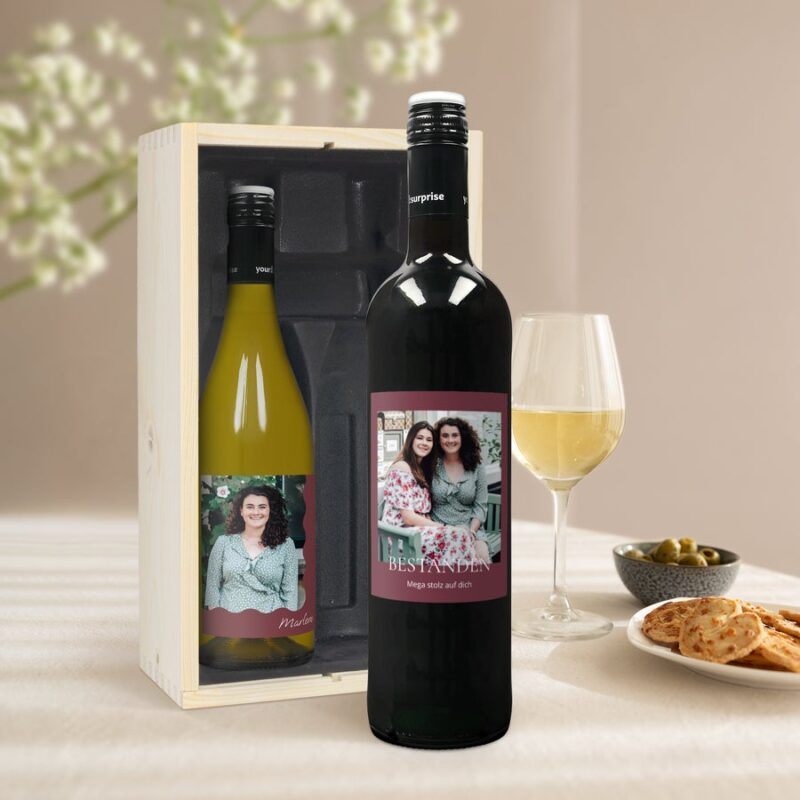 Bild von   luc pirlet merlot chardonnayjpg | Individuelle 🎁 persönliche 🎁 personalisierte Geschenke bedruckt ▪ bestickt ▪ graviert