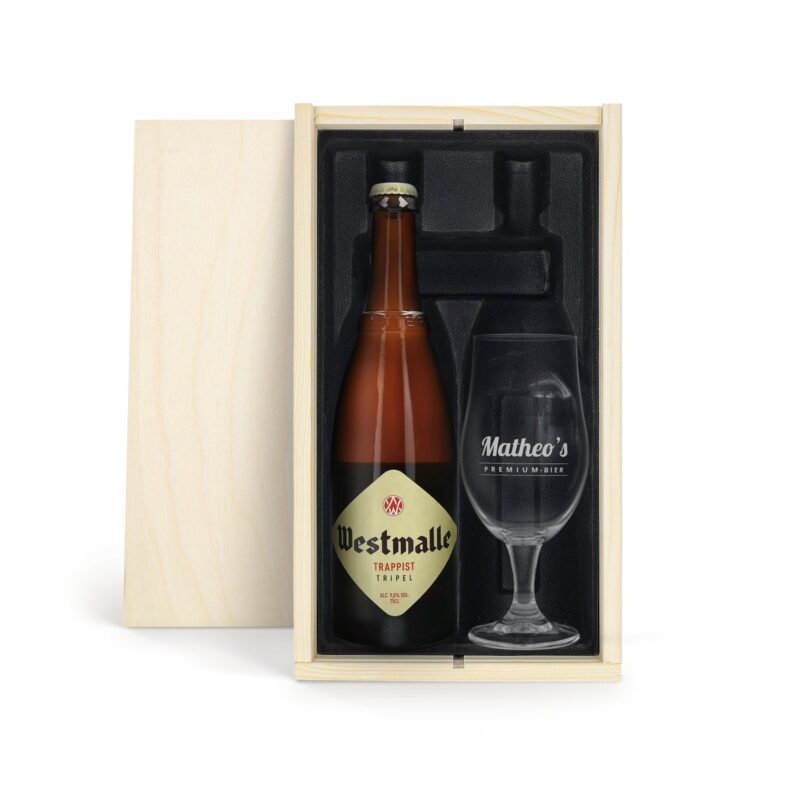 Bier mit Glas - Westmalle