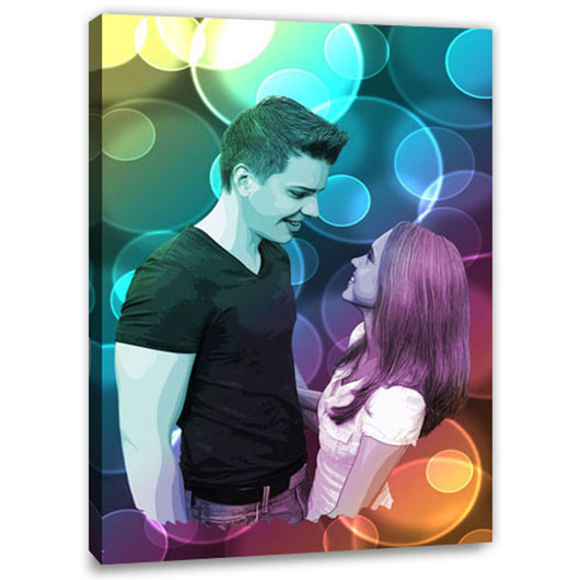 Bild von   pop art colourstyle  cosjpg | Individuelle 🎁 persönliche 🎁 personalisierte Geschenke bedruckt ▪ bestickt ▪ graviert