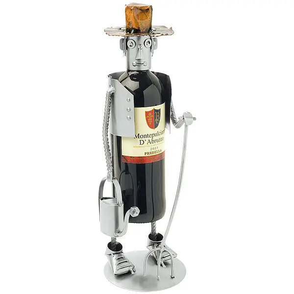 Bild von   weinflaschenhalter gaertnerjpg | Individuelle 🎁 persönliche 🎁 personalisierte Geschenke bedruckt ▪ bestickt ▪ graviert