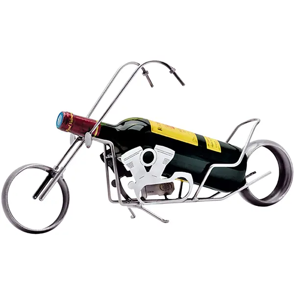 Bild von   weinflaschenhalter motorradjpg | Individuelle 🎁 persönliche 🎁 personalisierte Geschenke bedruckt ▪ bestickt ▪ graviert