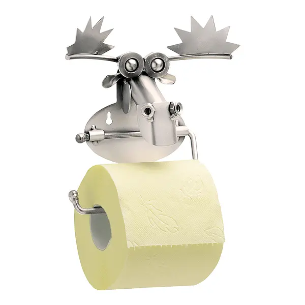 Bild von   toilettenpapierhalter elch ausjpg | Individuelle 🎁 persönliche 🎁 personalisierte Geschenke bedruckt ▪ bestickt ▪ graviert