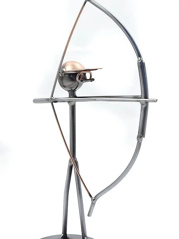 Bild von   metallmann bogenschuetze wirjpg | Individuelle 🎁 persönliche 🎁 personalisierte Geschenke bedruckt ▪ bestickt ▪ graviert
