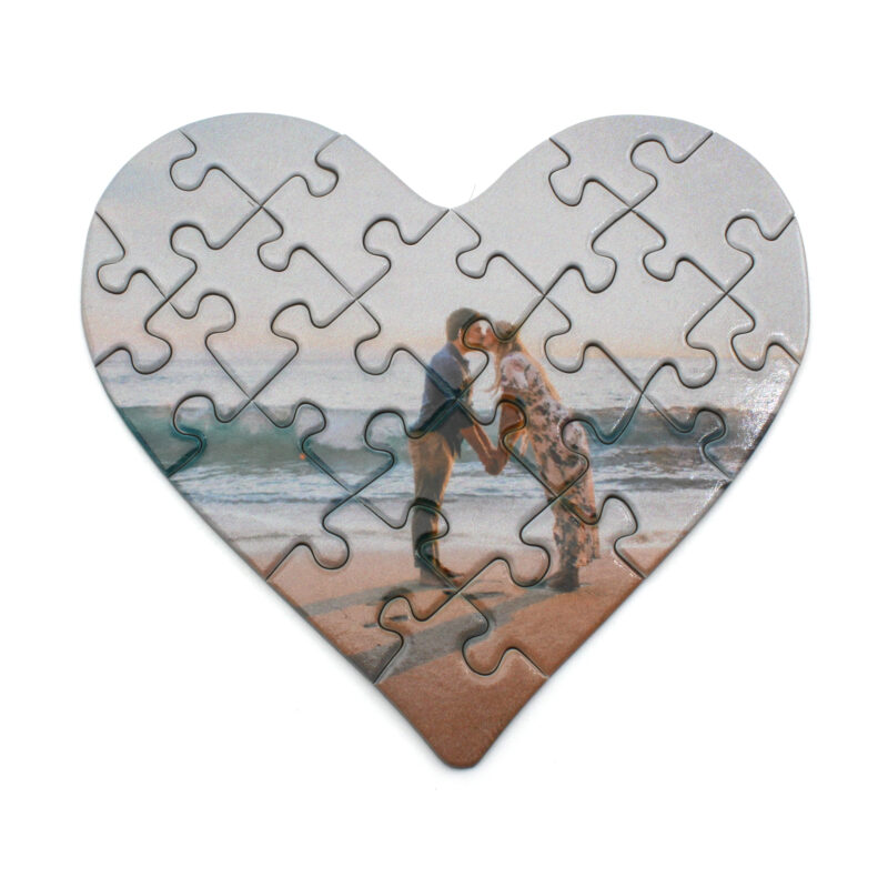Bild von   herz puzzle mit fotojpg | Individuelle 🎁 persönliche 🎁 personalisierte Geschenke bedruckt ▪ bestickt ▪ graviert