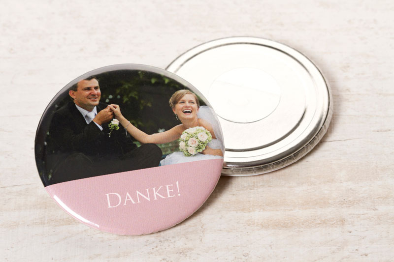 Bild von   gastgeschenke rosa magnet mijpg | Individuelle 🎁 persönliche 🎁 personalisierte Geschenke bedruckt ▪ bestickt ▪ graviert
