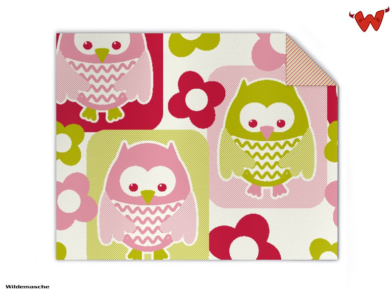 Bild von   babydecke eulejpg | Individuelle 🎁 persönliche 🎁 personalisierte Geschenke bedruckt ▪ bestickt ▪ graviert
