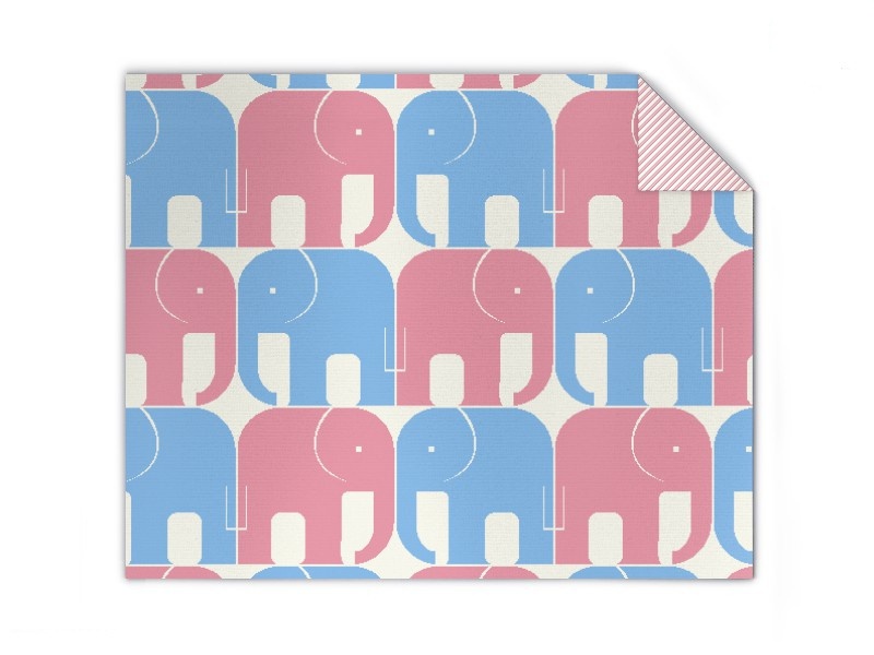 Bild von   babydecke bunte elefantenjpg | Individuelle 🎁 persönliche 🎁 personalisierte Geschenke bedruckt ▪ bestickt ▪ graviert