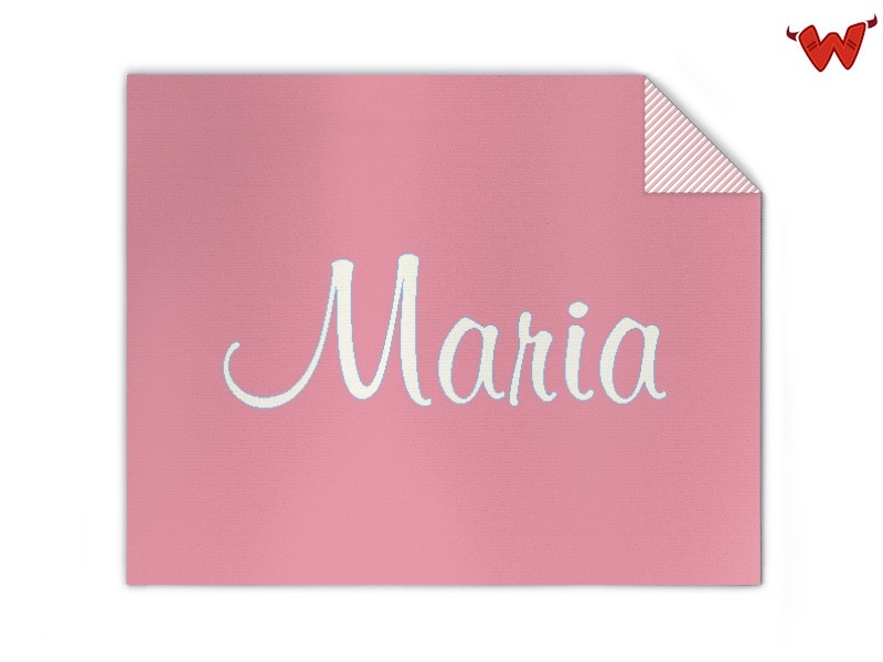 Bild von   babydecke rosajpg | Individuelle 🎁 persönliche 🎁 personalisierte Geschenke bedruckt ▪ bestickt ▪ graviert