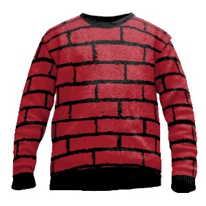 Bild von   pullover generator mauerjpg | Individuelle 🎁 persönliche 🎁 personalisierte Geschenke bedruckt ▪ bestickt ▪ graviert