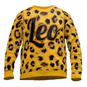 Bild von   pullover leo leopardjpg | Individuelle 🎁 persönliche 🎁 personalisierte Geschenke bedruckt ▪ bestickt ▪ graviert