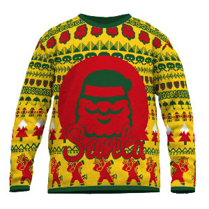 Bild von   feinstrick pullover santajpg | Individuelle 🎁 persönliche 🎁 personalisierte Geschenke bedruckt ▪ bestickt ▪ graviert