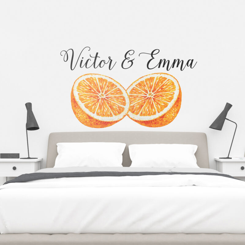 Bild von   origineller aufkleber orange ljpg | Individuelle 🎁 persönliche 🎁 personalisierte Geschenke bedruckt ▪ bestickt ▪ graviert