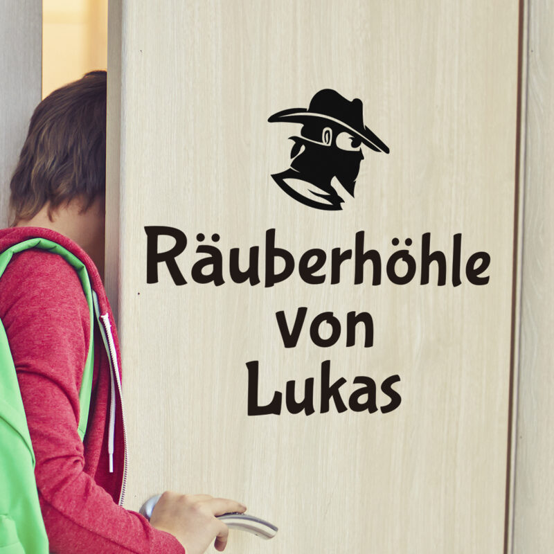 Bild von   tueraufkleber kinderzimmer perjpg | Individuelle 🎁 persönliche 🎁 personalisierte Geschenke bedruckt ▪ bestickt ▪ graviert