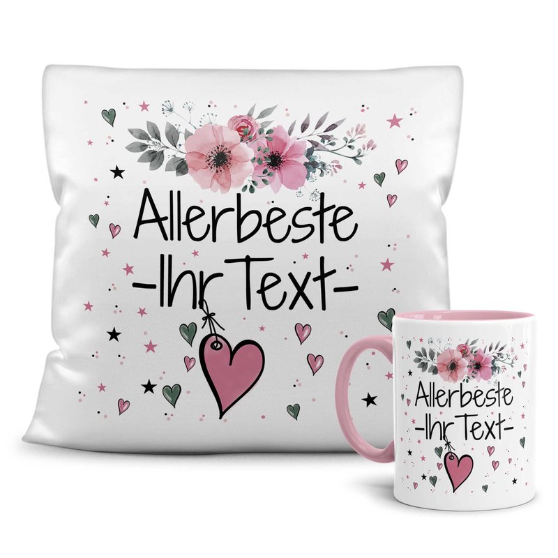 Bild von   geschenk set aus tasse und kisjpg | Individuelle 🎁 persönliche 🎁 personalisierte Geschenke bedruckt ▪ bestickt ▪ graviert