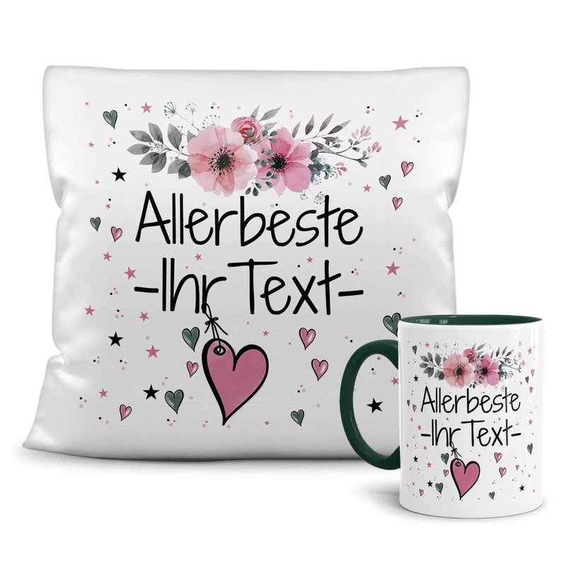 Bild von   geschenk set aus tasse und kisjpg | Individuelle 🎁 persönliche 🎁 personalisierte Geschenke bedruckt ▪ bestickt ▪ graviert