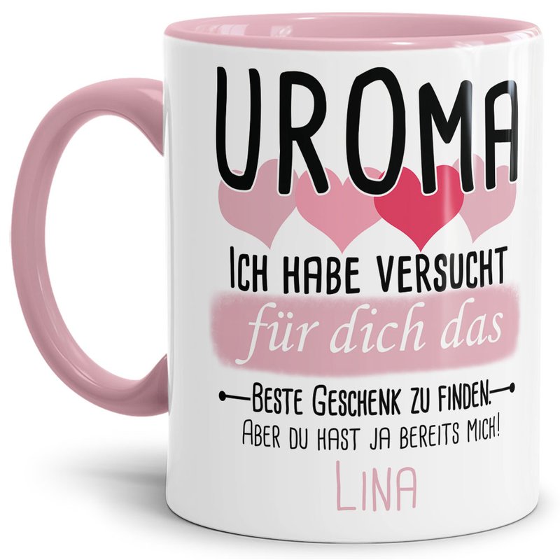 Bild von   tasse von wunschname fr uromjpg | Individuelle 🎁 persönliche 🎁 personalisierte Geschenke bedruckt ▪ bestickt ▪ graviert