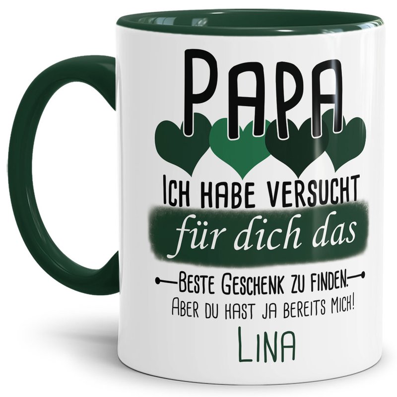 Bild von   tasse von wunschname fr papajpg | Individuelle 🎁 persönliche 🎁 personalisierte Geschenke bedruckt ▪ bestickt ▪ graviert