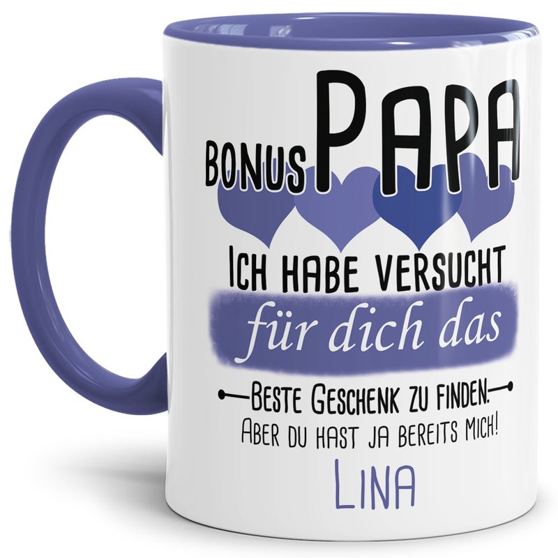 Bild von   tasse von wunschname fr bonujpg | Individuelle 🎁 persönliche 🎁 personalisierte Geschenke bedruckt ▪ bestickt ▪ graviert