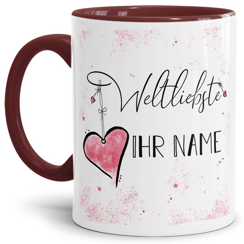 Bild von   namenstasse mit wunschname weijpg | Individuelle 🎁 persönliche 🎁 personalisierte Geschenke bedruckt ▪ bestickt ▪ graviert
