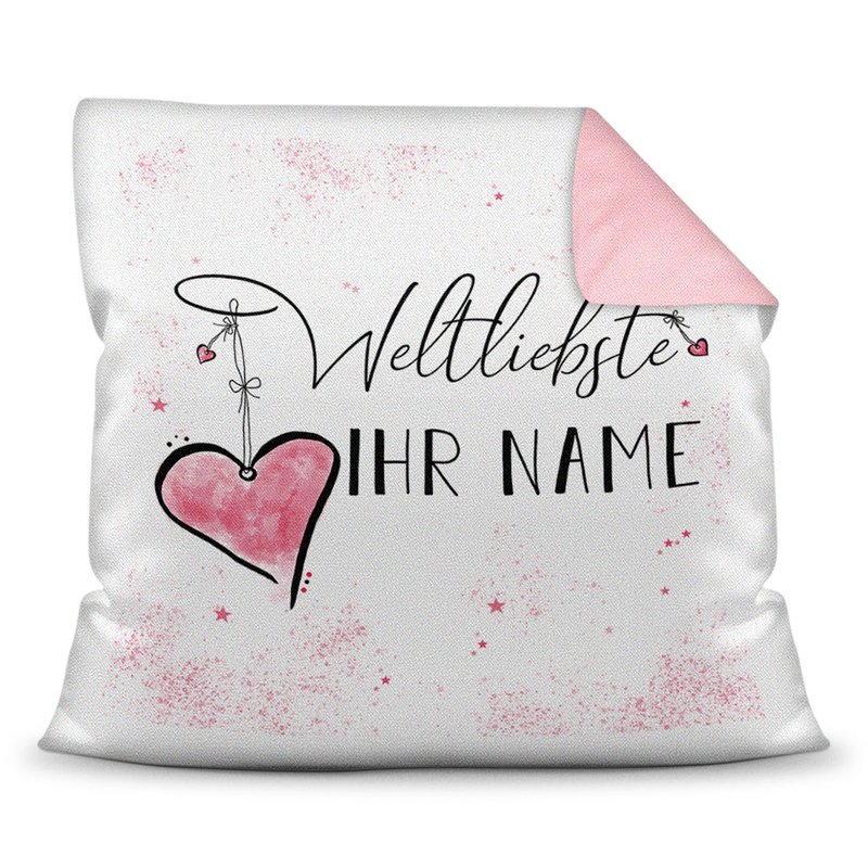 Bild von   kissen mit wunschname weiblichjpg | Individuelle 🎁 persönliche 🎁 personalisierte Geschenke bedruckt ▪ bestickt ▪ graviert