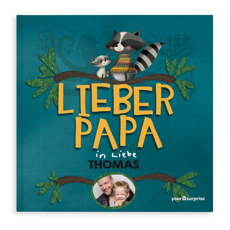 Bild von   buch mit namen lieber papajpg | Individuelle 🎁 persönliche 🎁 personalisierte Geschenke bedruckt ▪ bestickt ▪ graviert